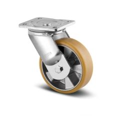   Alumínium Kerék Pur Futófelülettel 100-As Önbeálló Villával (400Kg)