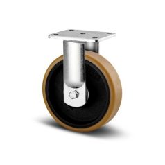 Öntöttvas Kerék Pur Futófelülettel 150-Es Fixvillás