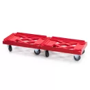 Szállító roller, HL 2 forgó + 2 fix kerék