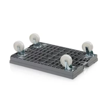 Szállító roller, 80x60 cm, 4 forgatható PP kerék   