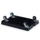 ESD Szállító Roller 80x60 4 forgatható kerékkel