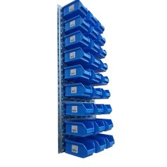 Horganyzott Fali Tartó (991X440mm) Kék Mh5 Dobozokkal