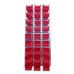 Horganyzott Fali Tartó (991X440mm) Piros Mh5 Dobozokkal