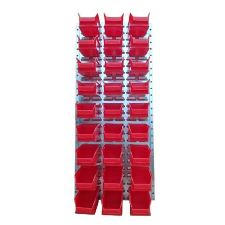 Horganyzott Fali Tartó (991X440mm) Piros Mh5 Dobozokkal