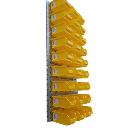 Horganyzott Fali Tartó (991X440mm) Sárga Mh5 Dobozokkal