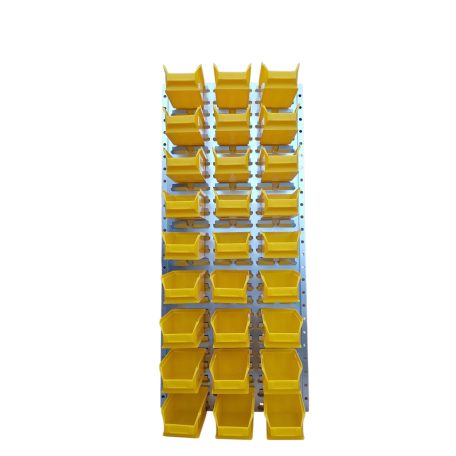 Horganyzott Fali Tartó (991X440mm) Sárga Mh5 Dobozokkal