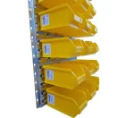 Horganyzott Fali Tartó (991X440mm) Sárga Mh5 Dobozokkal