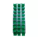 Horganyzott Fali Tartó (991X440mm) Zöld Mh5 Dobozokkal