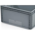 Műanyag átlátszó címketartó, 25,6x8 cm