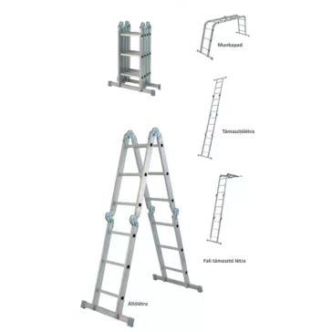 Csuklós Létra 4X3 Fok