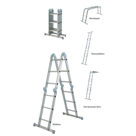 Csuklós Létra 4X3 Fok