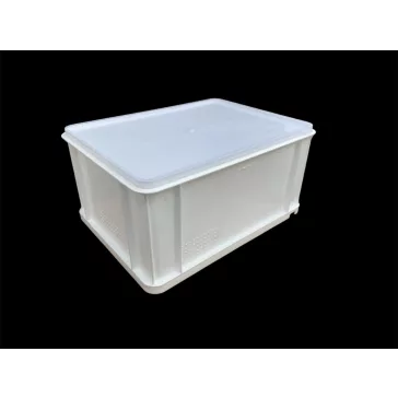 Euro Láda Fedeles 400X300X190 Fehér