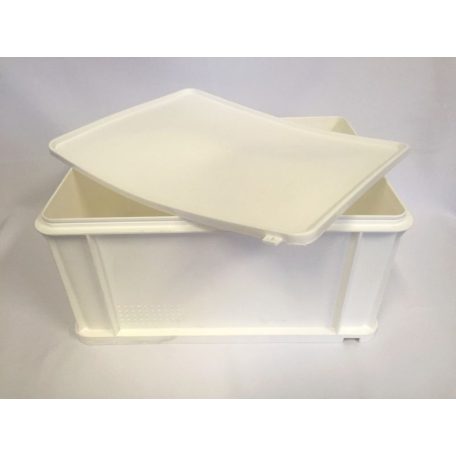 Euro Láda Fedeles 400X300X190 Fehér