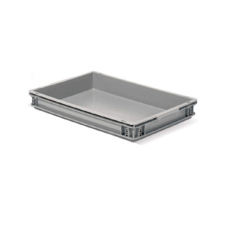 Euro láda Athena 600x400x75 mm, szürke