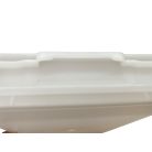 Euro láda Athena 600x400x75 mm, fehér