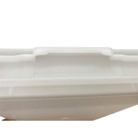 Euro láda Athena 600x400x75 mm, fehér