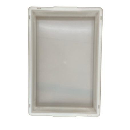 Euro láda Athena 600x400x75 mm, fehér