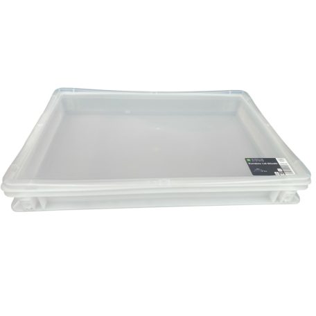 Euro láda Athena 600x400x75 mm, fehér