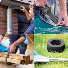   BISON Power Repair szöveterősített ragasztószalag - fekete - 10 m