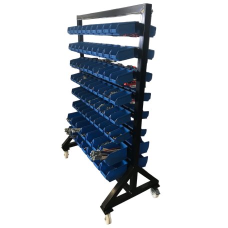 Mobil Mh-Box tároló, Kétoldalas, Acél (dobozok nélkül)