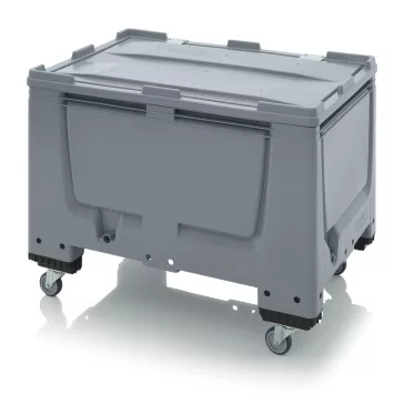   Bigbox Zsanéros Fedéllel 120 X 80 X 79 cm 4 Kerék BBG 1208R SA
