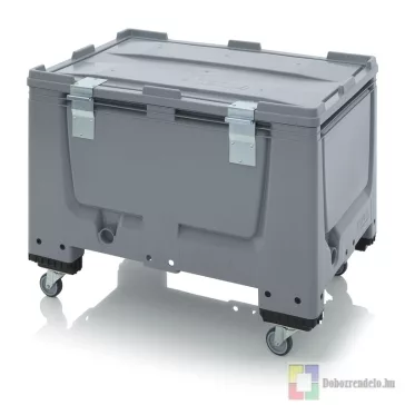   Bigbox Zsanéros Fedéllel 120 X 80 X 79 cm 4 Kerék BBG 1208R SA