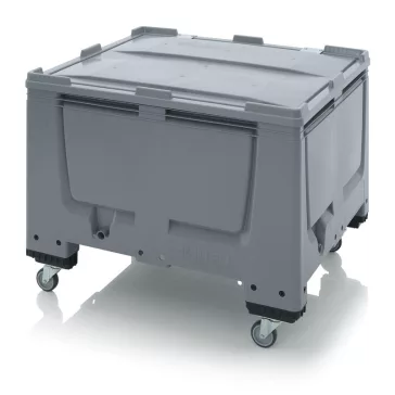   Bigbox Zsanéros Fedéllel 120 X 100 X 79 cm 4 Kerék BBG 1210R SA
