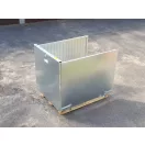 Raklapőr BL, BAU lemezelt (zárható, szétszedhető gitterbox, kaloda)