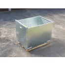 Raklapőr BL, BAU lemezelt (zárható, szétszedhető gitterbox, kaloda)