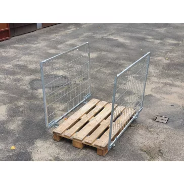   Raklapőr BR, BAU rácsos (zárható, szétszedhető gitterbox, kaloda)
