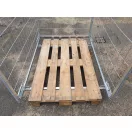 Raklapőr BR, BAU rácsos (zárható, szétszedhető gitterbox, kaloda)