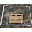 Raklapőr BR, BAU rácsos (zárható, szétszedhető gitterbox, kaloda)