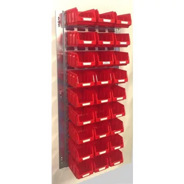 Horganyzott Fali Tartó Bull2 Dobozokkal (991X440) Piros