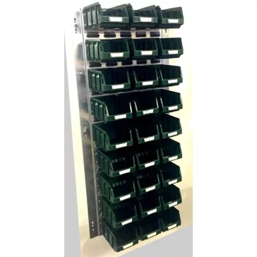 Horganyzott Fali Tartó Bull2 Dobozokkal (991X440) Zöld