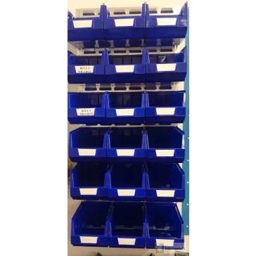 Horganyzott Fali Tartó Bull 3 Kék Dobozokkal (991X440)