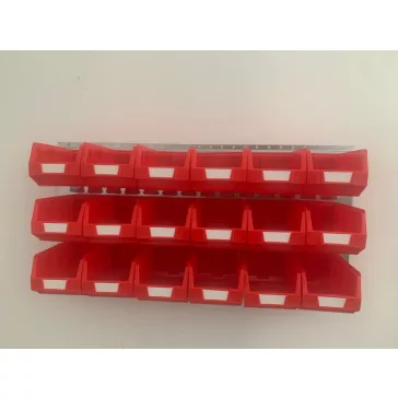   Horganyzott Fali Tartó Bull 3 Piros Dobozokkal (991X440) vízszintes