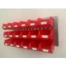 Horganyzott Fali Tartó Bull 3 Piros Dobozokkal (991X440) vízszintes