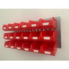   Horganyzott Fali Tartó Bull 3 Piros Dobozokkal (991X440) vízszintes