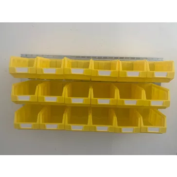   Horganyzott Fali Tartó Bull 3 Sárga Dobozokkal (991X440) vízszintes