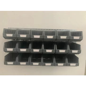   Horganyzott Fali Tartó Bull 3 Szürke Dobozokkal (991X440) vízszintes