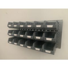   Horganyzott Fali Tartó Bull 3 Szürke Dobozokkal (991X440) vízszintes