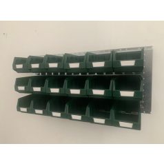   Horganyzott Fali Tartó Bull 3 Zöld Dobozokkal (991X440) vízszintes