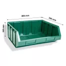Bull 4/D tárolódoboz, Zöld