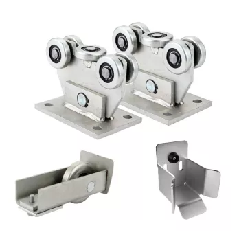   Úszókapu görgősor készlet (2 görgő, 1 ütköző, 1 felfutó) C60