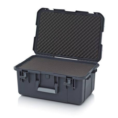 Védőkoffer Pro, Szögletes Párnázással Cp 6427 B1 antracit szürke