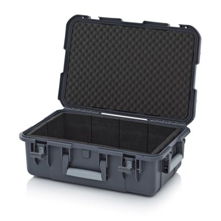 Védőkoffer Pro, 3 Fogantyúval, Körkörös Párnázással Cp G 6422 SWG B2 antracit szürke