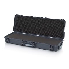   Védőkoffer Pro, 3 Fogantyúval, Párnázással, Zárral Cp S 12416 B1 antracit szürke