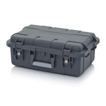   Védőkoffer Pro, Körkörös Párnázással, Rekeszekkel, Zárral Cp S 6422 SWG B3 antracit szürke