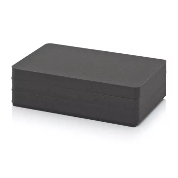   Habszivacstábla párnázás védőkofferekhez használható CP S SEWW 6422 SWG