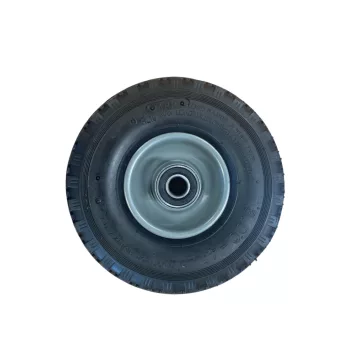   Molnárkocsi Kerék, Tömlős, Szürke Fémfelnis, golyóscsapágyas, 3.00-4 (260x85)